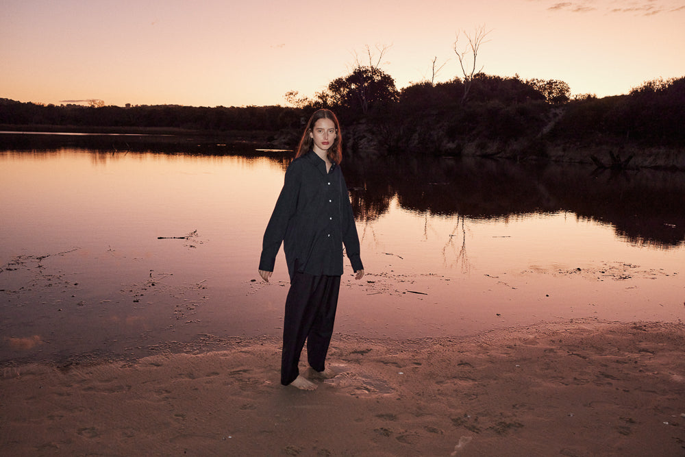 POCKET SHIRT - NAVY-SHIRTS-Watson X Watson-Watson X Watson