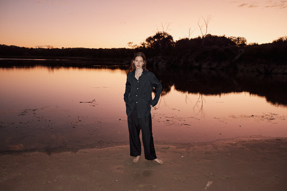 POCKET SHIRT - NAVY-SHIRTS-Watson X Watson-Watson X Watson