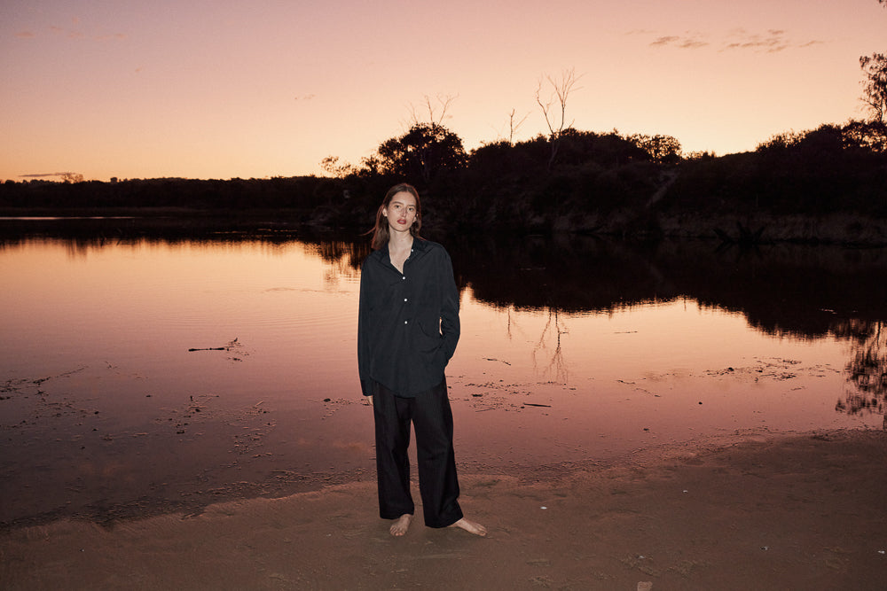 POCKET SHIRT - NAVY-SHIRTS-Watson X Watson-Watson X Watson