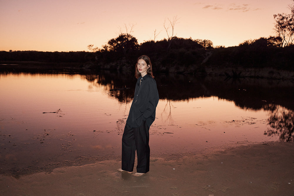 POCKET SHIRT - NAVY-SHIRTS-Watson X Watson-Watson X Watson