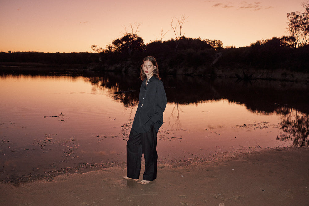 POCKET SHIRT - NAVY-SHIRTS-Watson X Watson-Watson X Watson