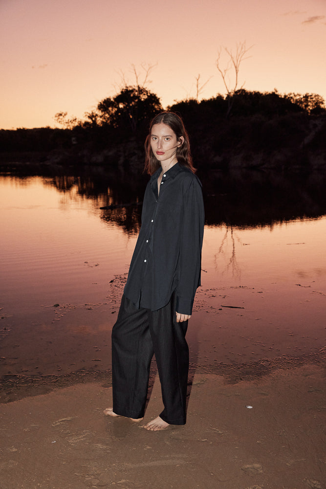 POCKET SHIRT - NAVY-SHIRTS-Watson X Watson-Watson X Watson