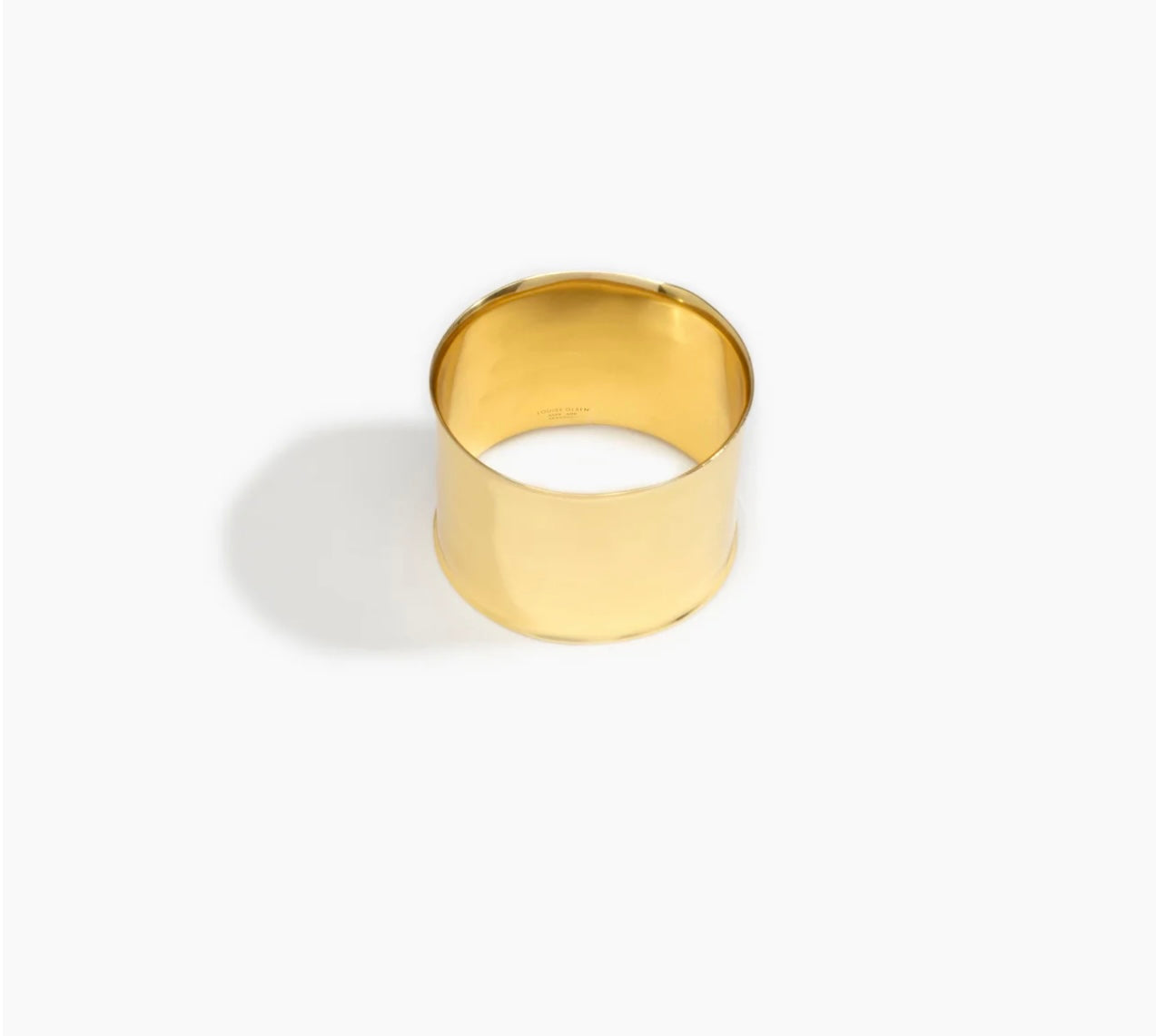 LO X ALEX & TRAHANAS WIDE VOYAGE BANGLE - BRASS-Jewellery-Watson X Watson-Watson X Watson