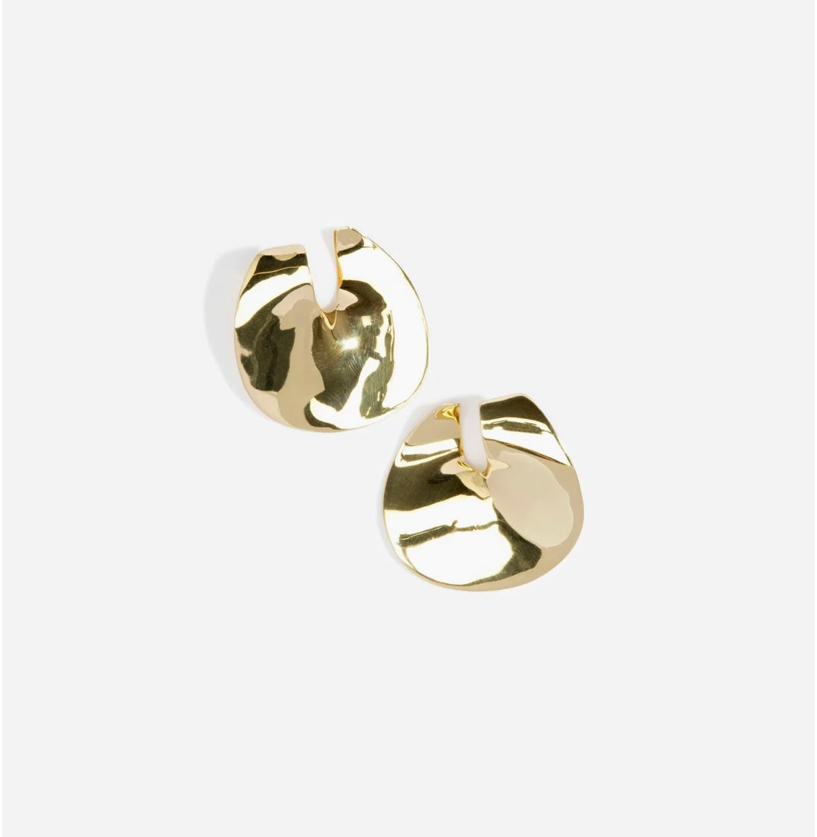 Louise Olsen Large Brass infinity earring-Watson X Watson-Watson X Watson
