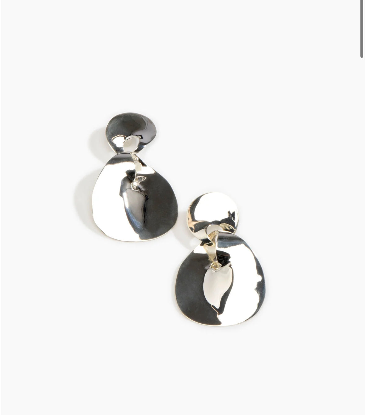 Louise Olsen Infinity drop earring Silver coated brass-Jewellery-Watson X Watson-Watson X Watson