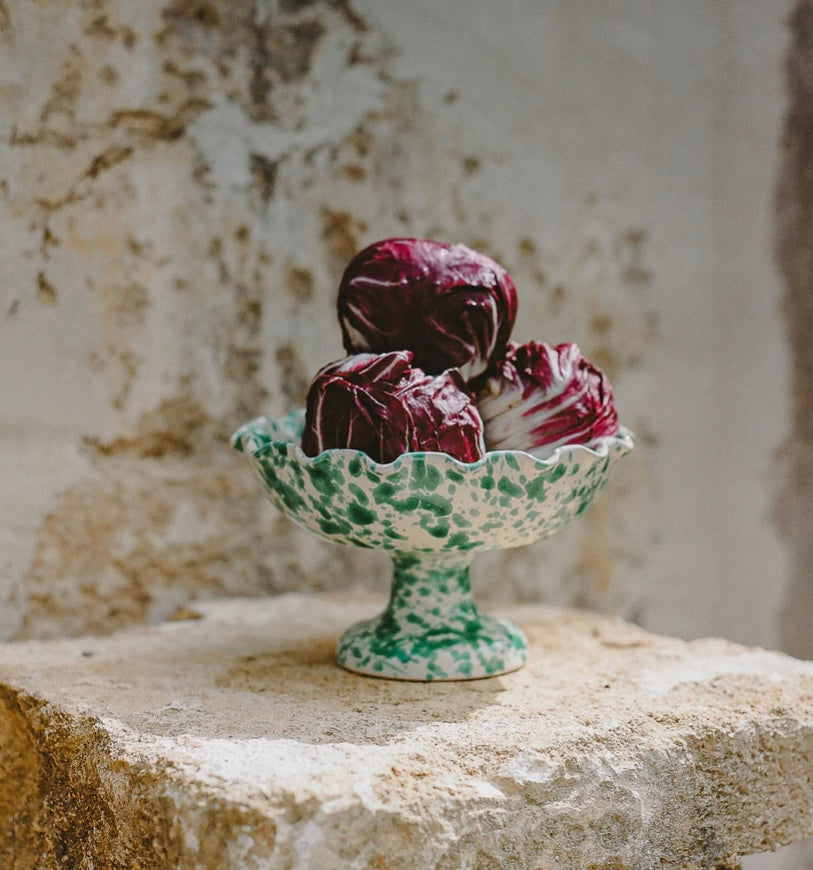 Seafoam ceramic fruit bowl Alex &amp; Trahanas (made in Italy)-Watson X Watson-Watson X Watson