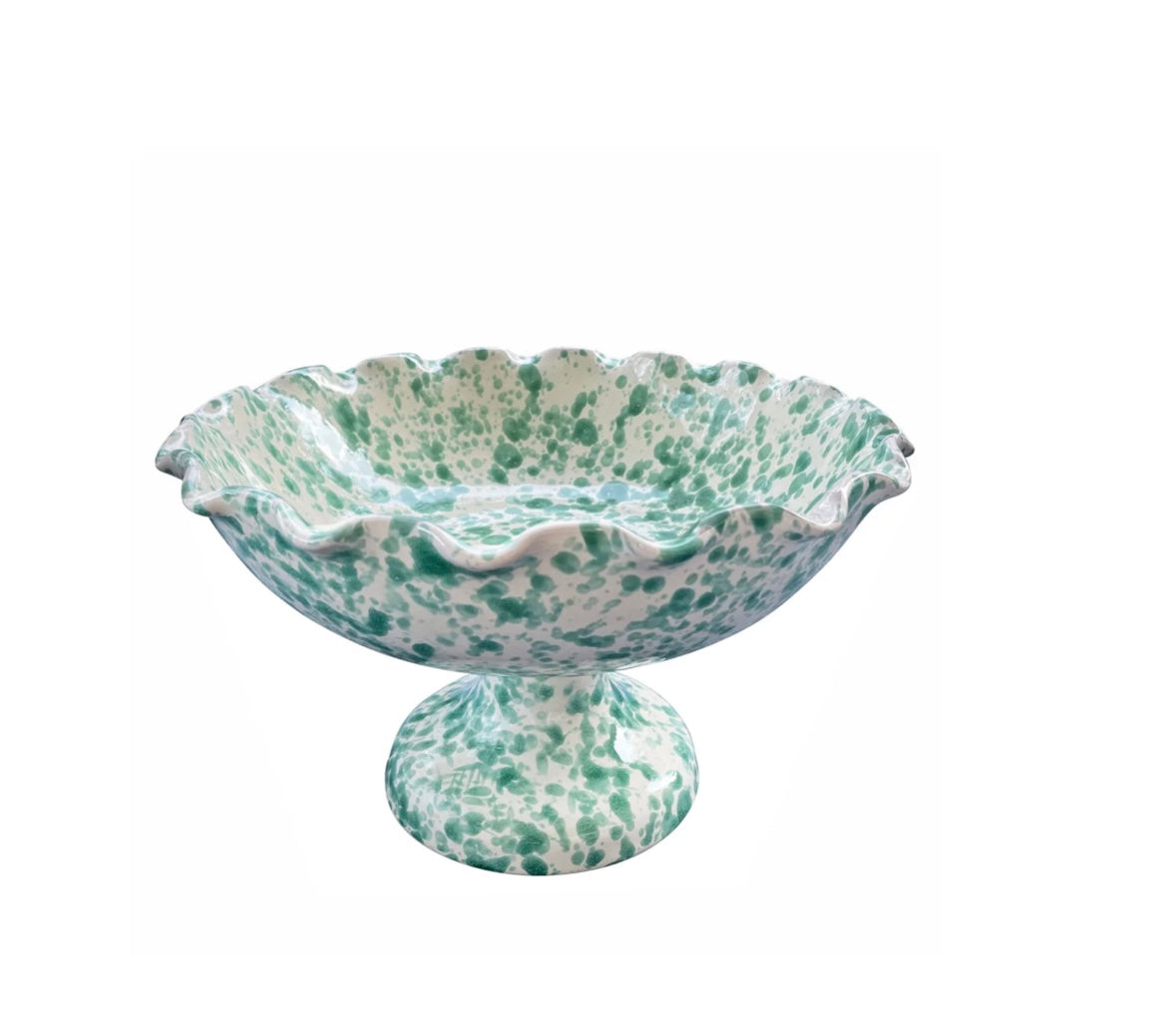 Seafoam ceramic fruit bowl Alex &amp; Trahanas (made in Italy)-Watson X Watson-Watson X Watson