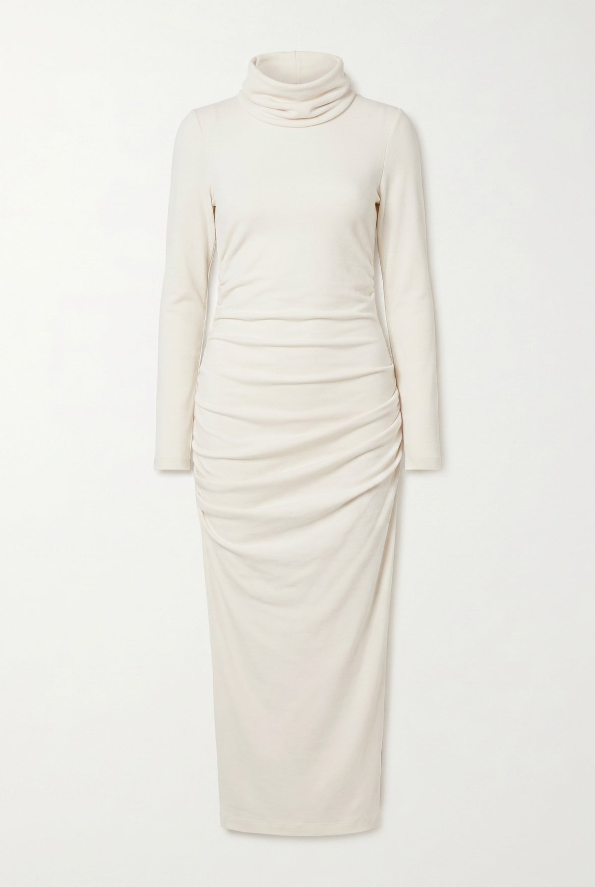 REMOVABLE SNOOD DRESS - IVORY