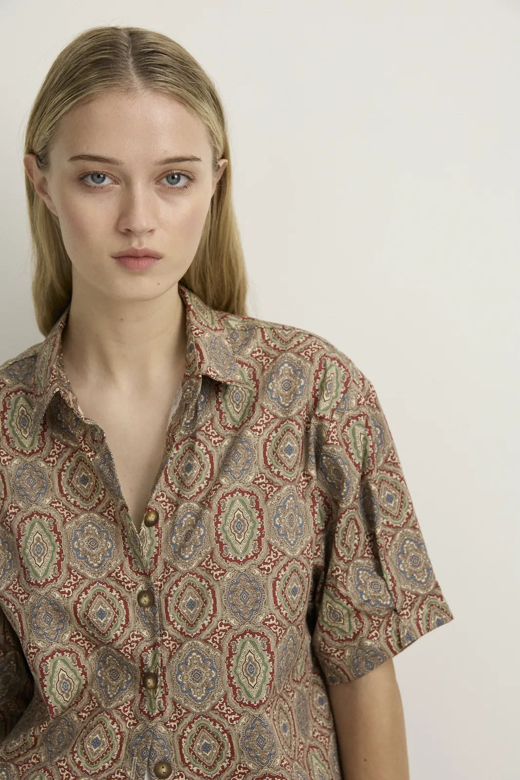 ROLLA SHIRT - RED EMBLEM-SHIRTS-Watson X Watson-Watson X Watson