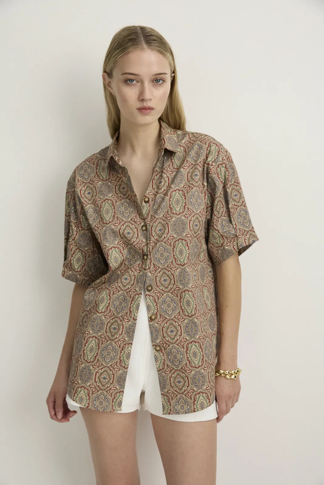 ROLLA SHIRT - RED EMBLEM-SHIRTS-Watson X Watson-Watson X Watson