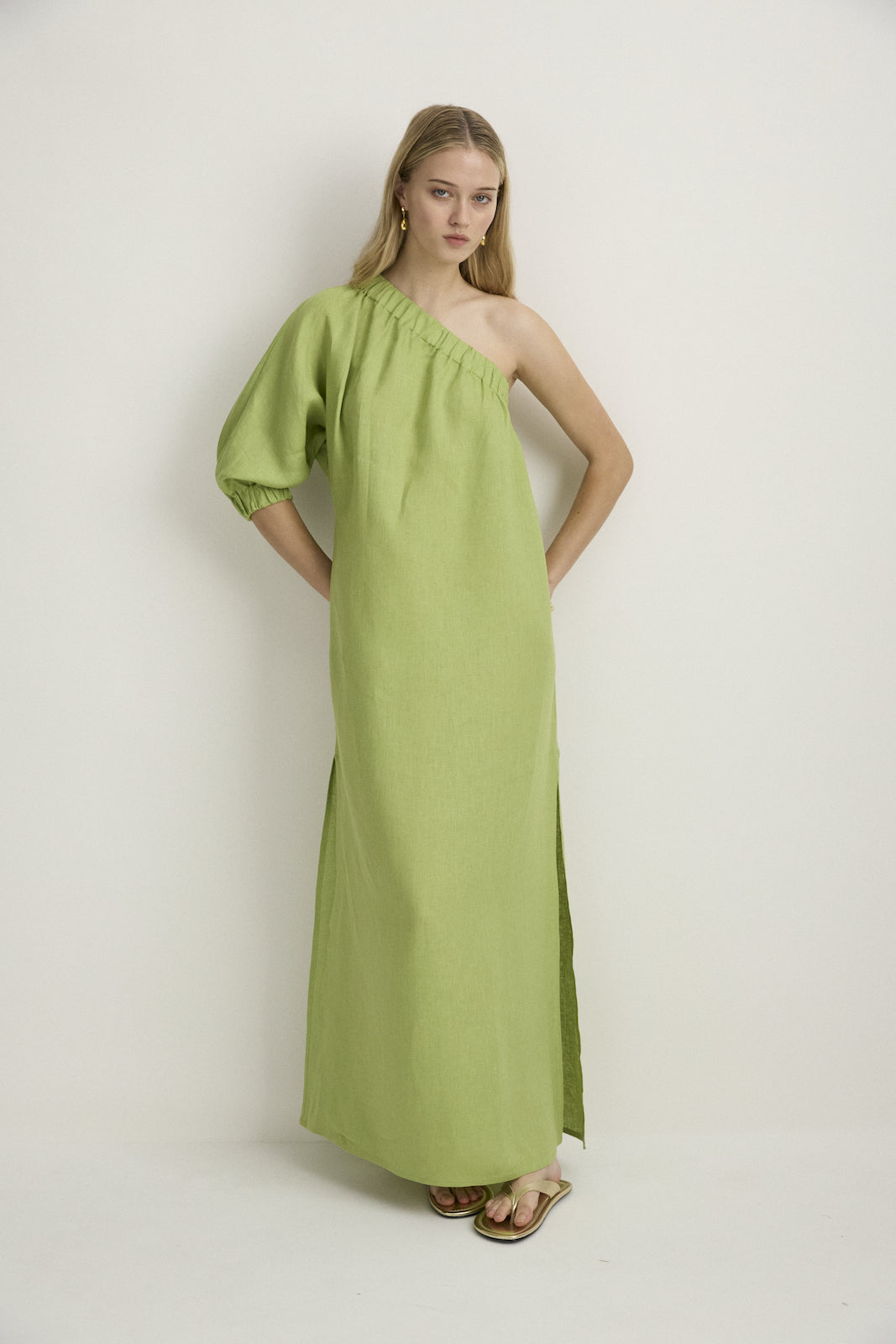 ONE SHOULDER MAXI - PEAR-Dresses-Watson X Watson-Watson X Watson