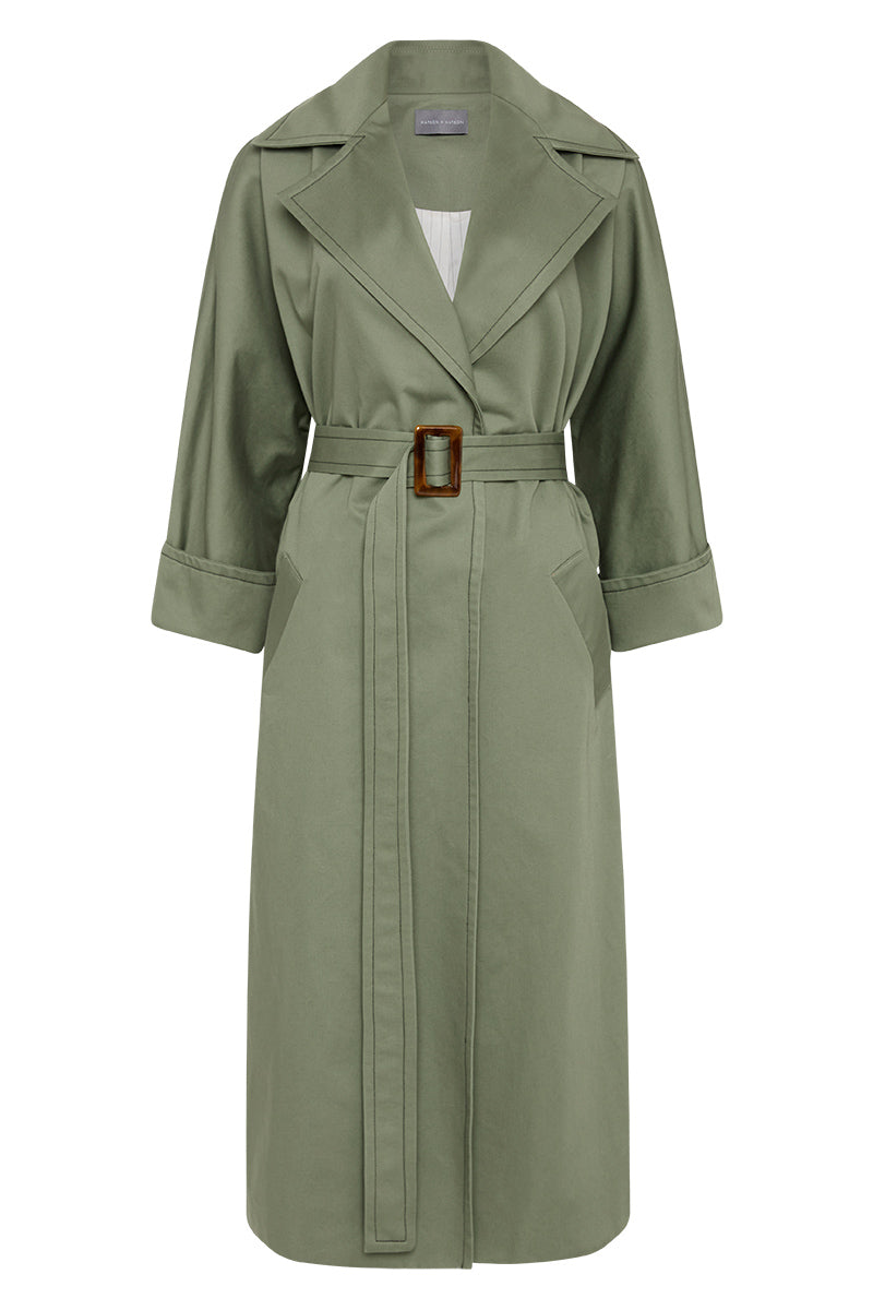 Green deals duster jacket