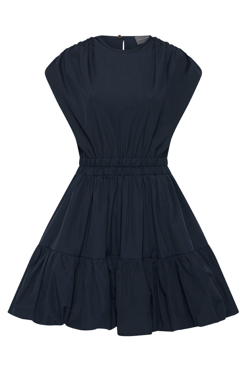 CLOUD MINI DRESS - NAVY-Dresses-Watson X Watson-Watson X Watson