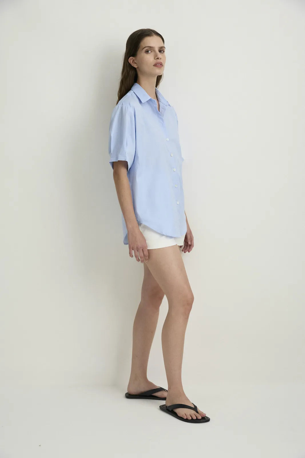 ROLLA SHIRT - SKY HERRINGBONE-SHIRTS-Watson X Watson-Watson X Watson