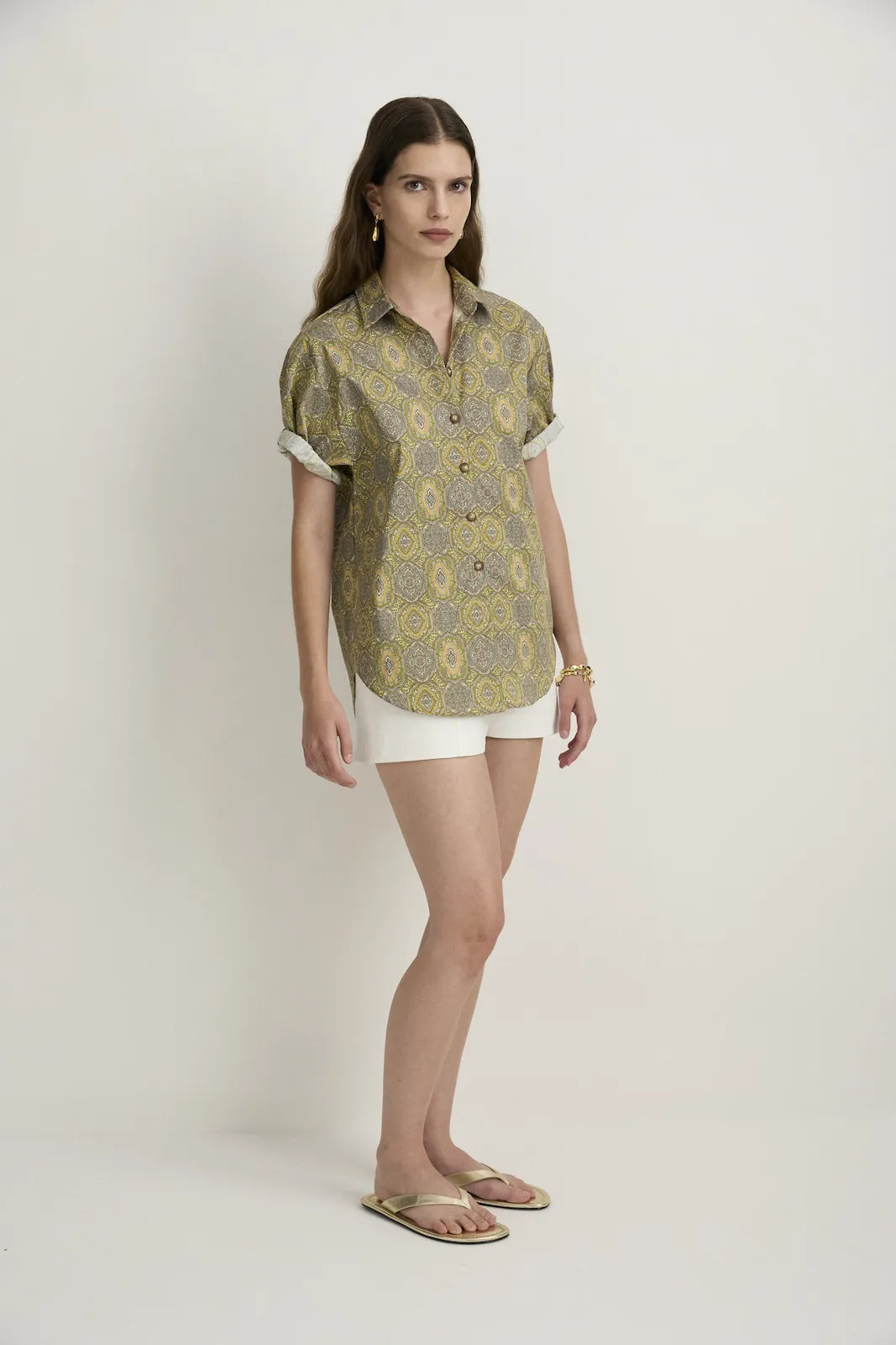ROLLA SHIRT - YELLOW EMBLEM-SHIRTS-Watson X Watson-Watson X Watson