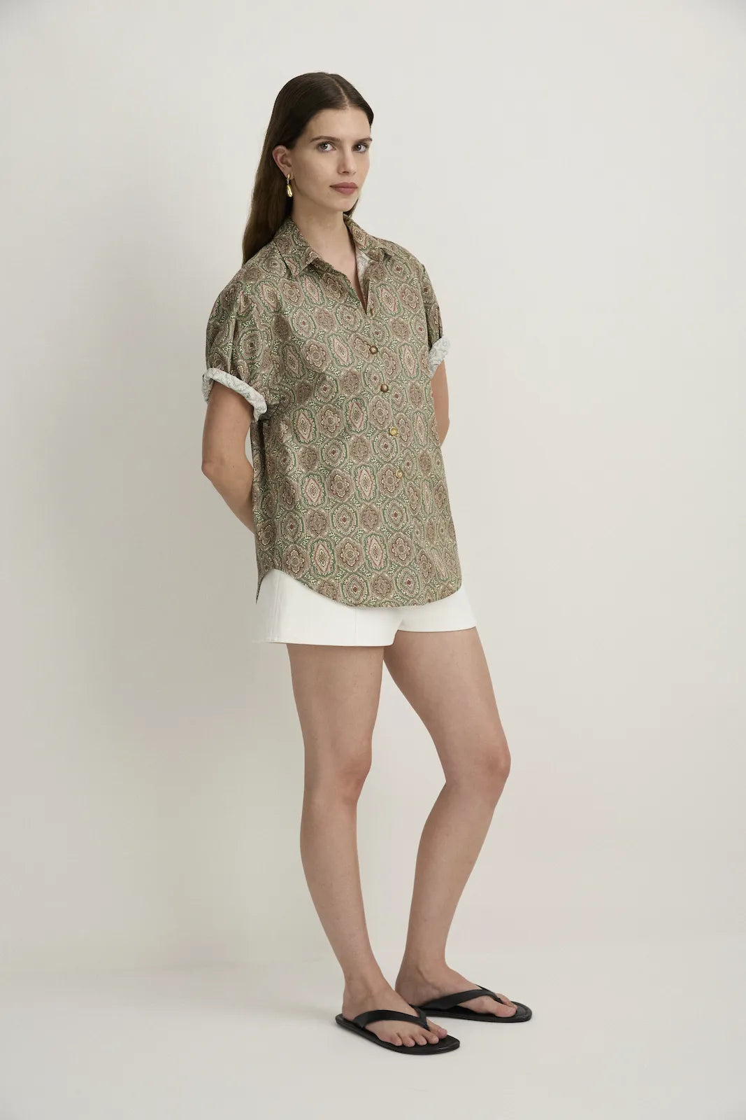 ROLLA SHIRT - GREEN EMBLEM-SHIRTS-Watson X Watson-Watson X Watson