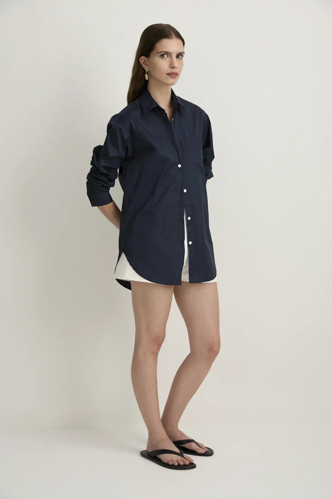 POCKET SHIRT - NAVY-SHIRTS-Watson X Watson-Watson X Watson