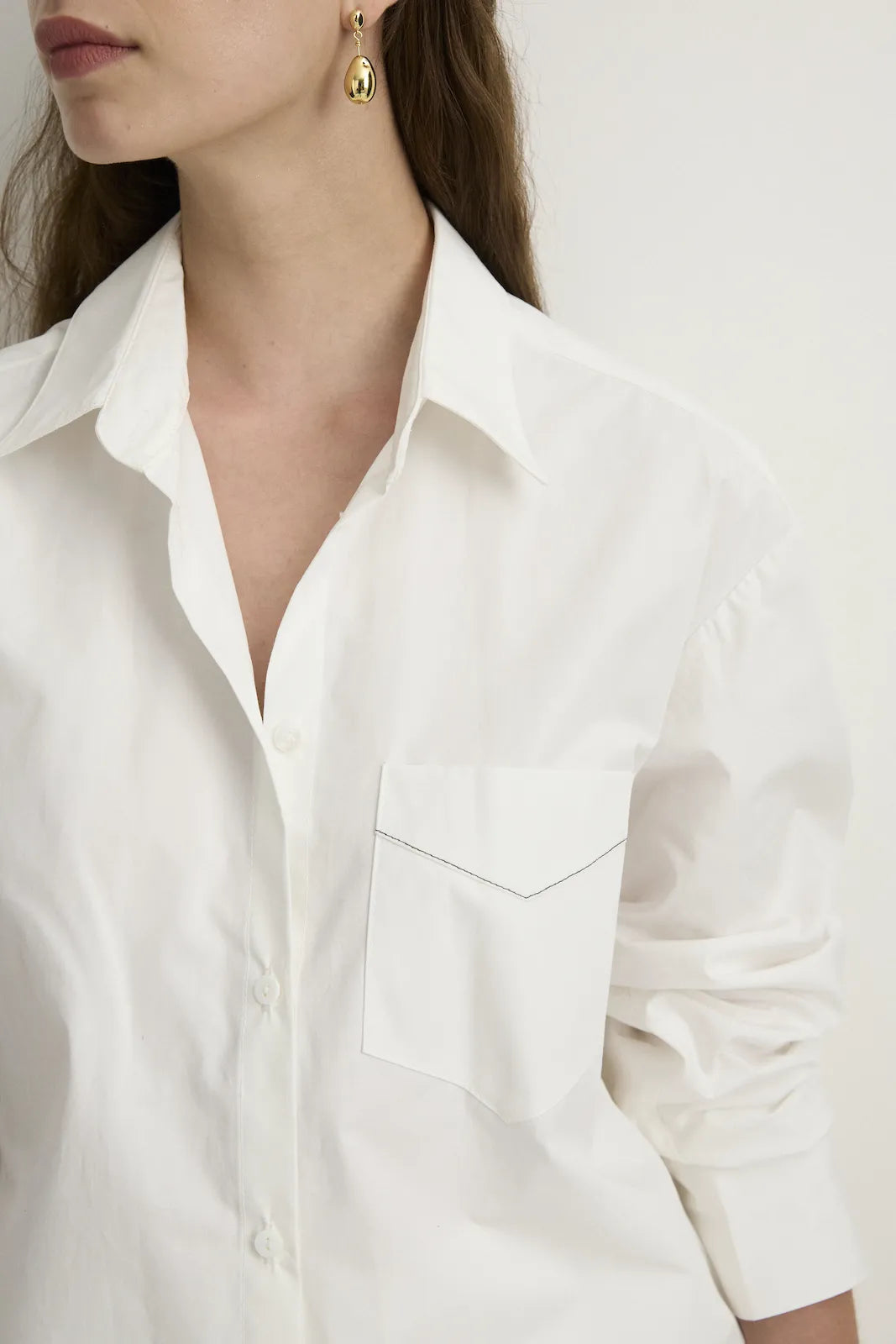 POCKET SHIRT - WHITE-SHIRTS-Watson X Watson-Watson X Watson