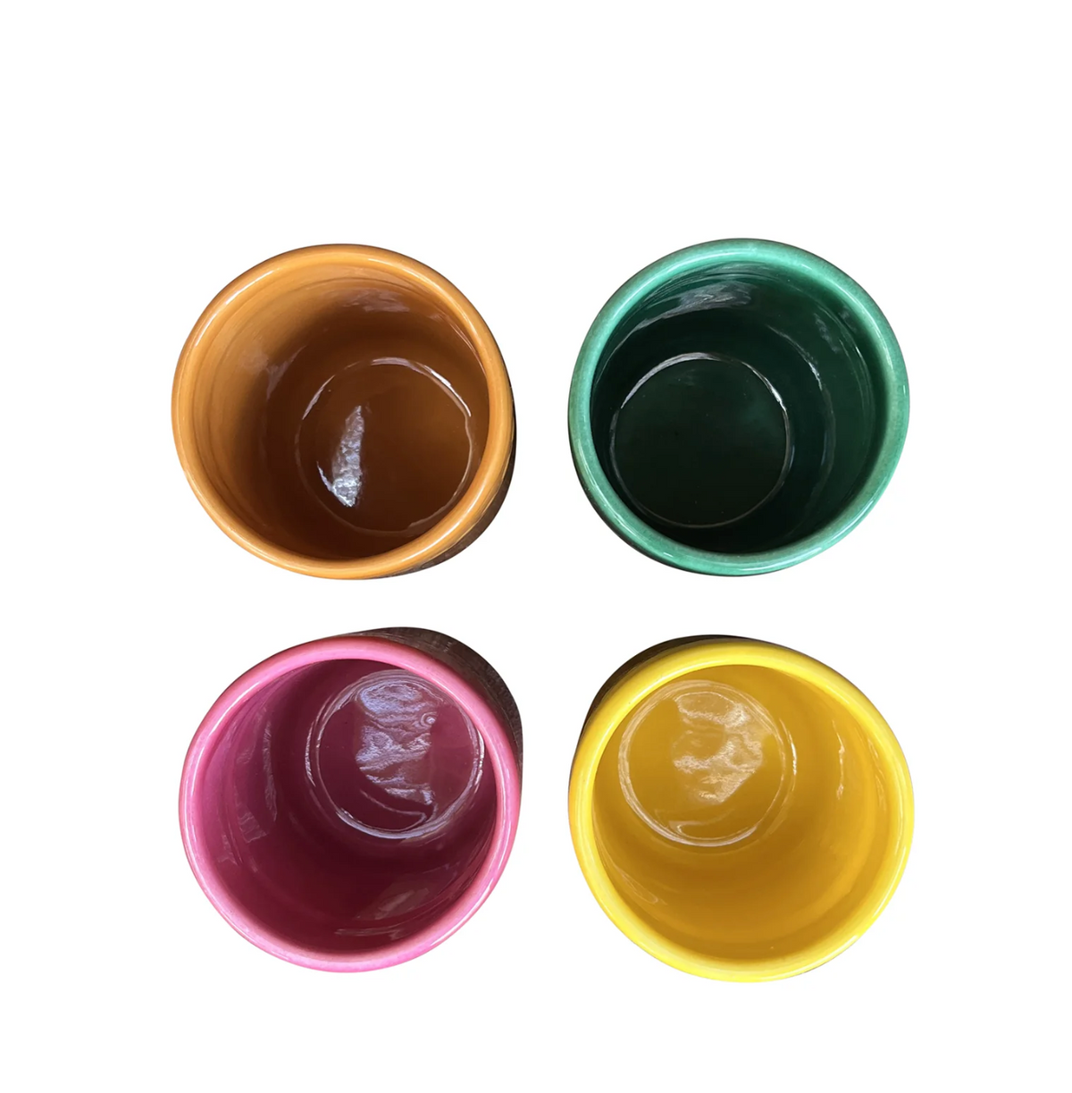 Alex &amp; Trahanas: La Piscina Ceramic Cups, Set of 4-Homewares-Watson X Watson-Watson X Watson