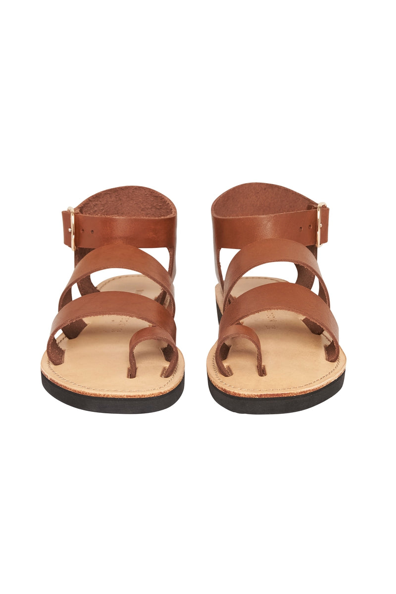 TOE GRAB SANDAL - WALNUT-Footwear-Watson X Watson-Watson X Watson