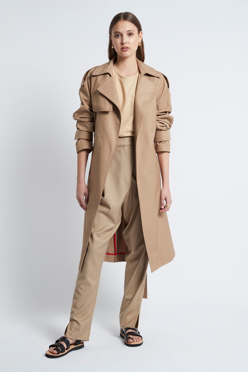 THE TRENCH - CAMEL-Coats &amp; Jackets-Watson X Watson-Watson X Watson