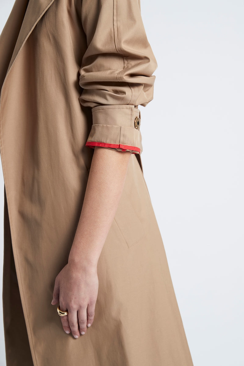 THE TRENCH - CAMEL-Coats &amp; Jackets-Watson X Watson-Watson X Watson