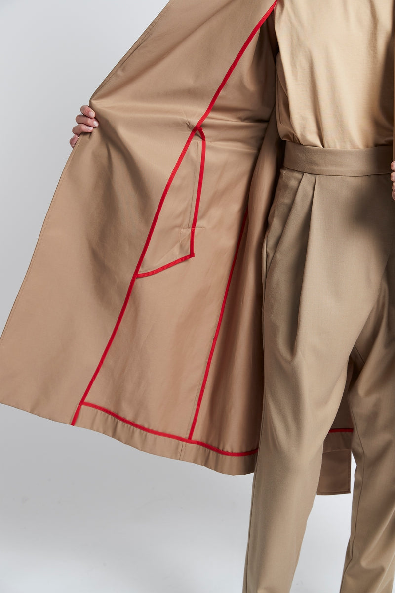 THE TRENCH - CAMEL-Coats &amp; Jackets-Watson X Watson-Watson X Watson