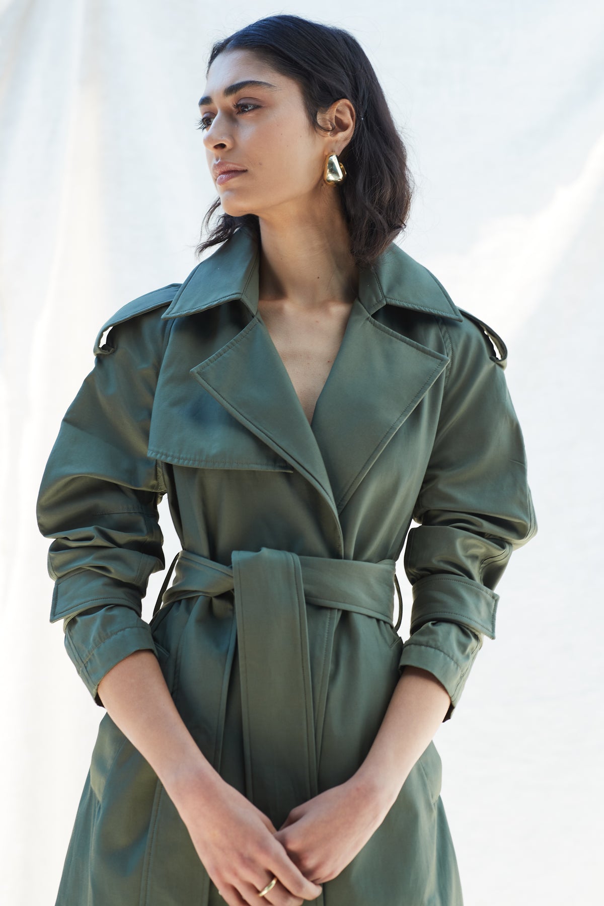 THE TRENCH - KHAKI-Coats &amp; Jackets-Watson X Watson-Watson X Watson