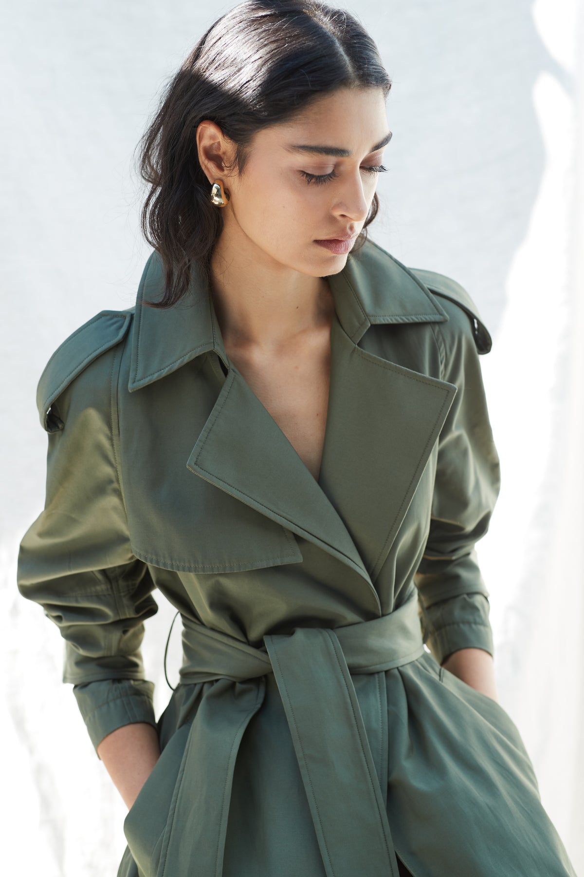 THE TRENCH - KHAKI-Coats &amp; Jackets-Watson X Watson-Watson X Watson