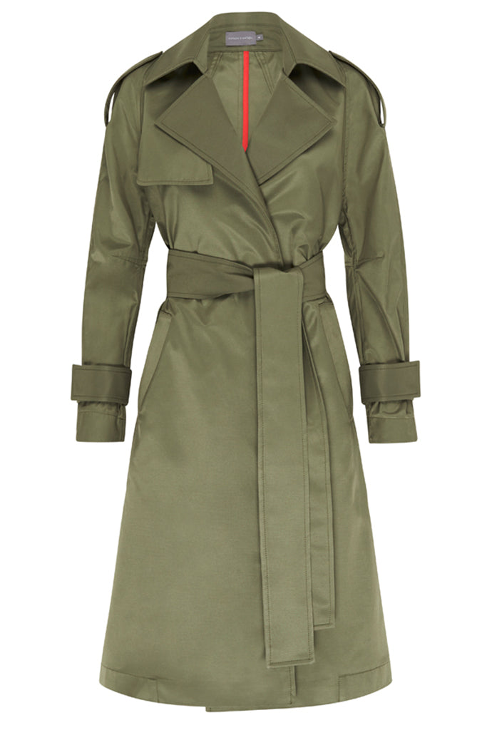 THE TRENCH - KHAKI-Coats & Jackets-Watson X Watson-Watson X Watson