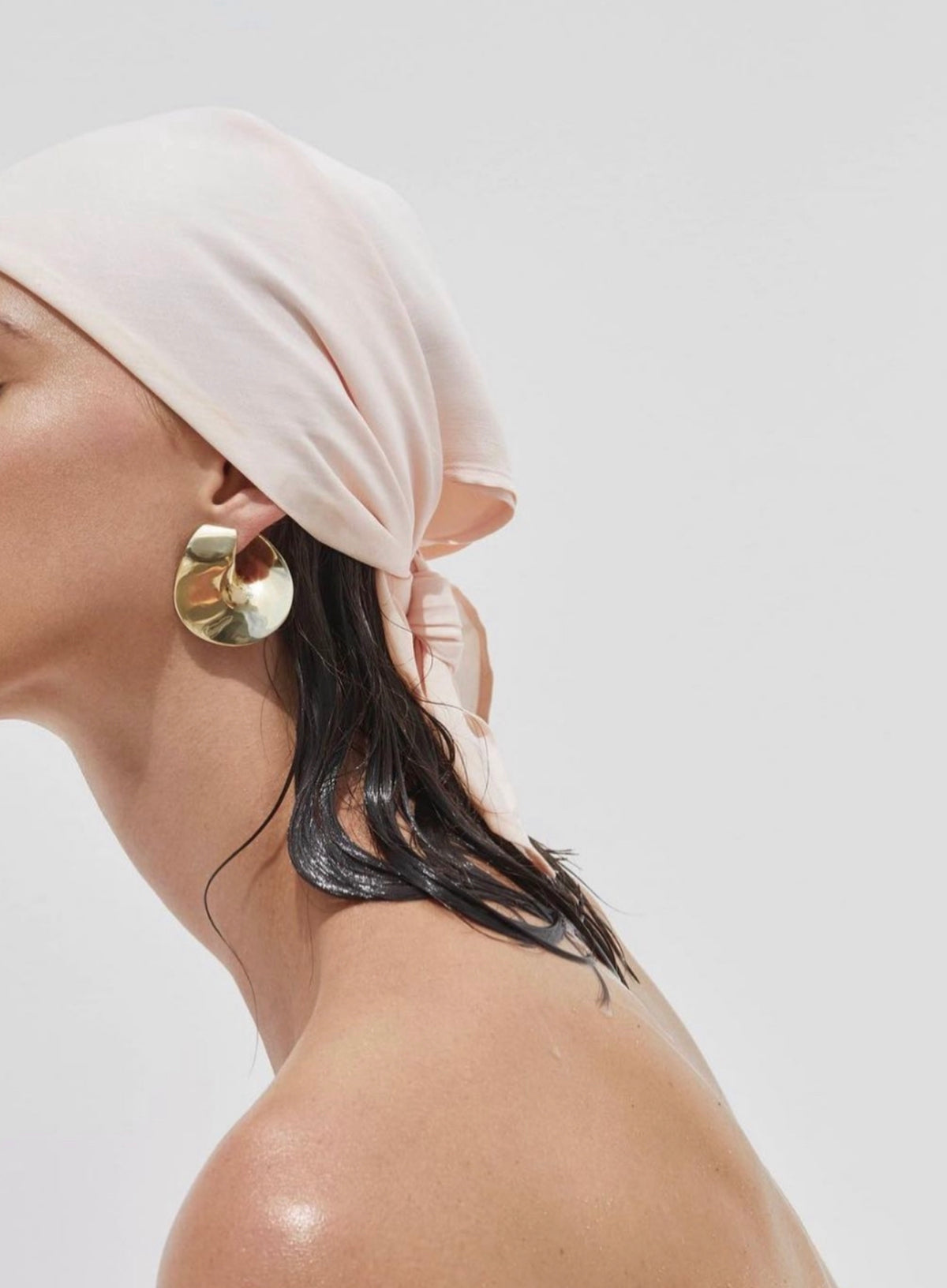 LOIUSE OLSEN - LARGE INFINITY EARRING Silver plated-Jewellery-Watson X Watson-Watson X Watson