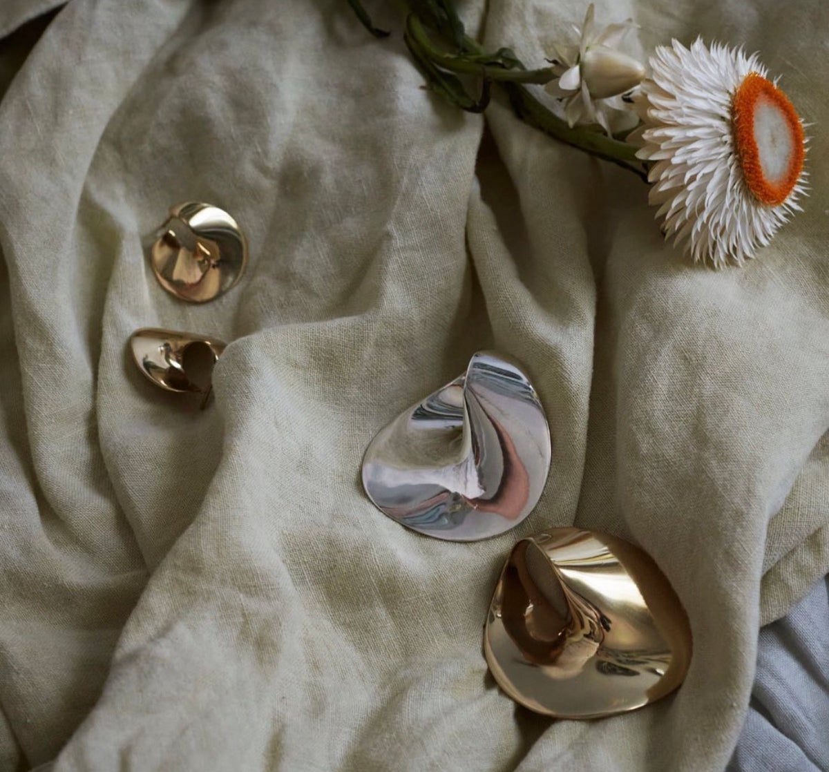 LOIUSE OLSEN - LARGE INFINITY EARRING Silver plated-Jewellery-Watson X Watson-Watson X Watson